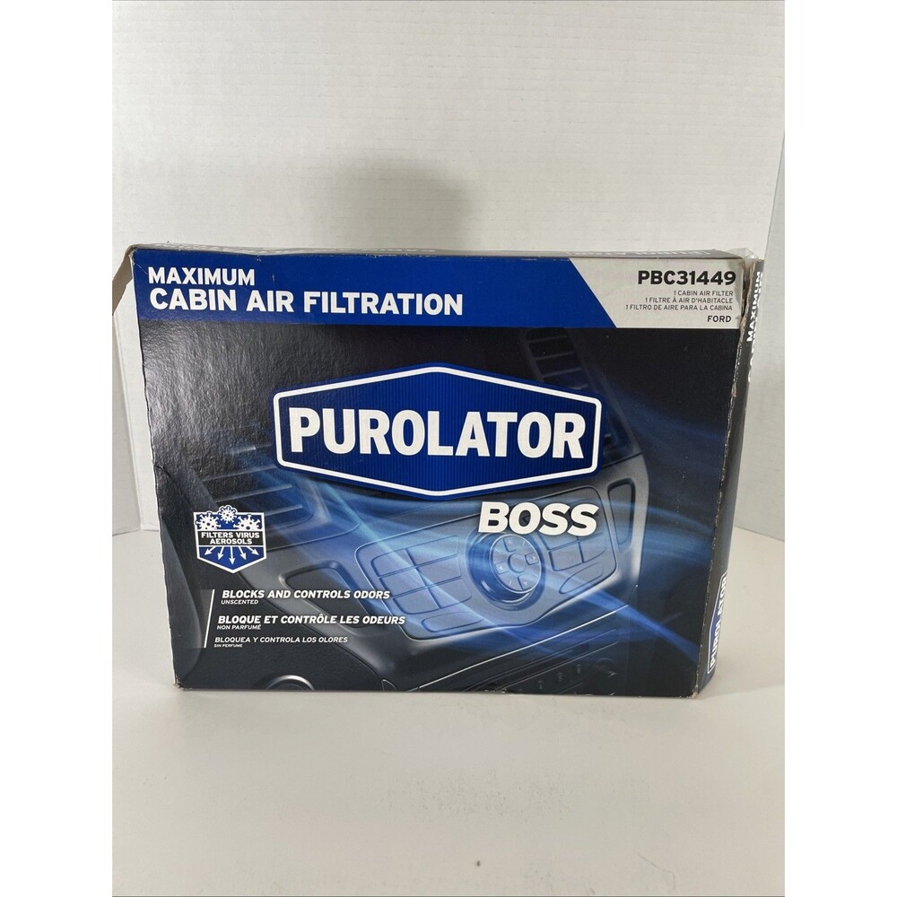 Purolator Boss Max Cabin Air Filter PBC31449 Open Box